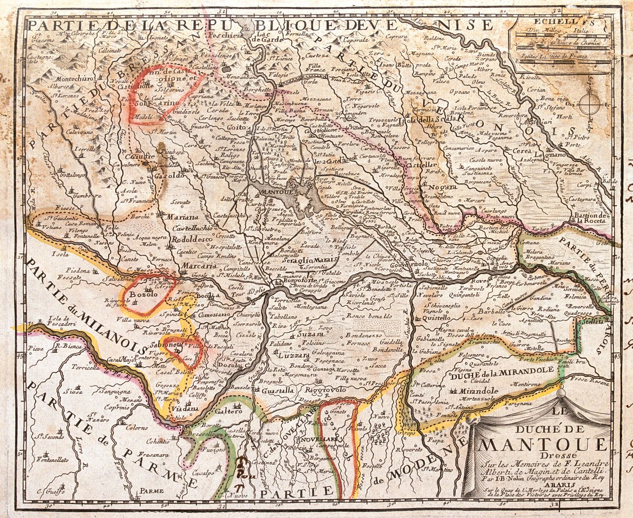 Lombardiet, Veneto, Emilia-Romagna, Italien av Jean Baptiste Nolin