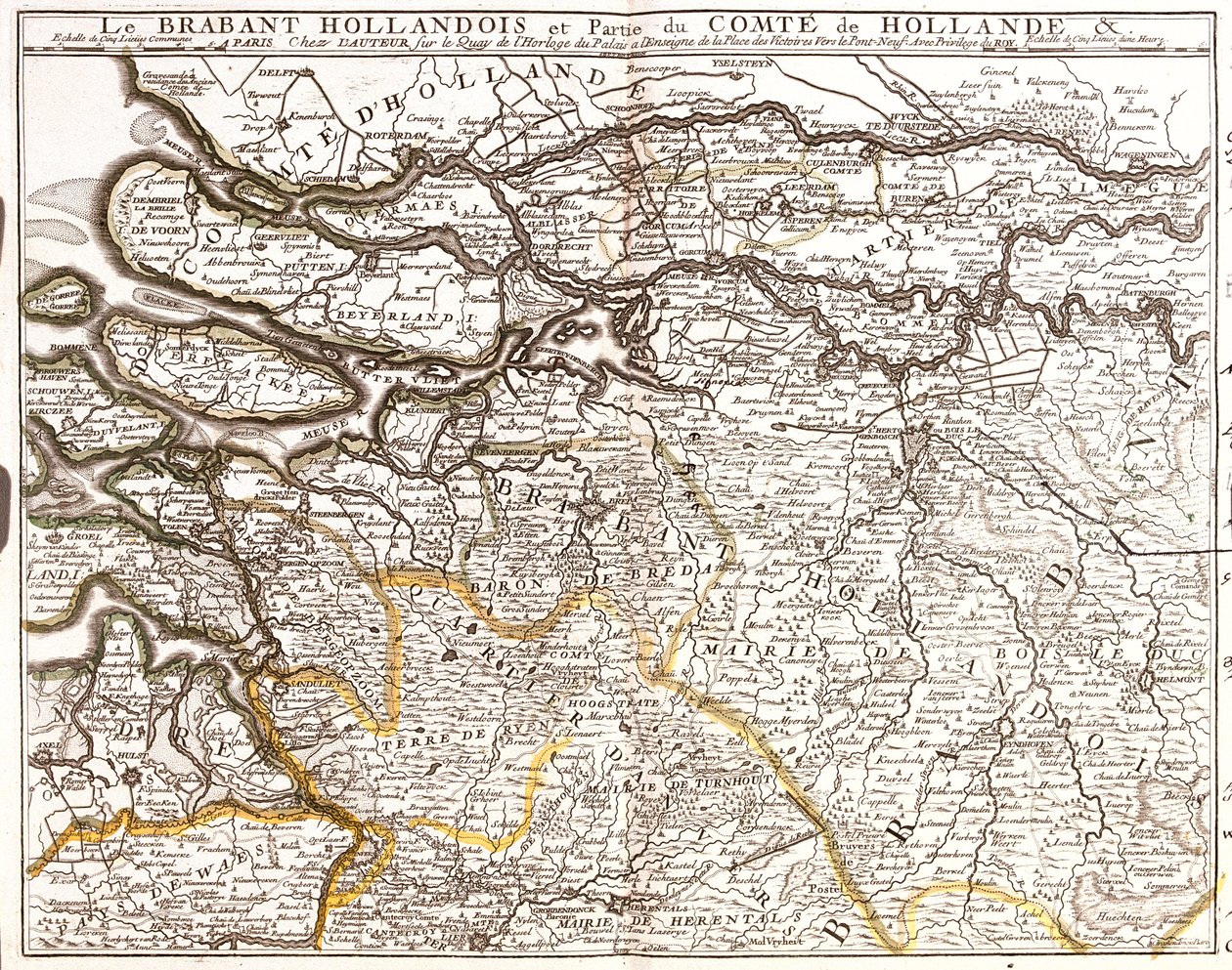 Nederländerna (provins: Zeeland, Sydholland, Gelderland, Noord-Brabant), Belgien (region: Flandern) av Jean Baptiste Nolin