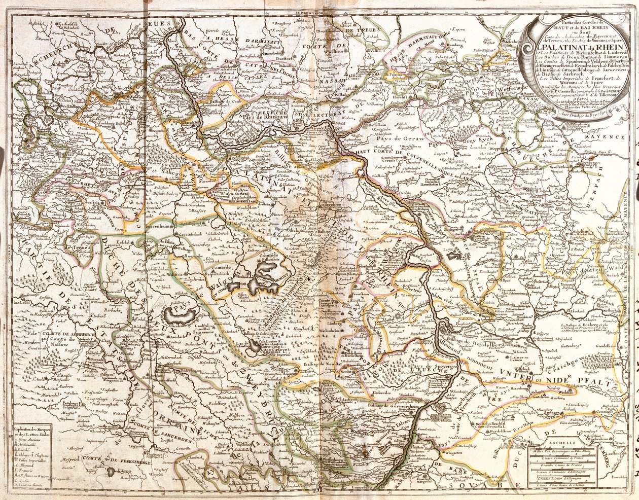 Rheinland-Pfalz, Hessen, Bayern, Baden-Württemberg, Tyskland av Jean Baptiste Nolin