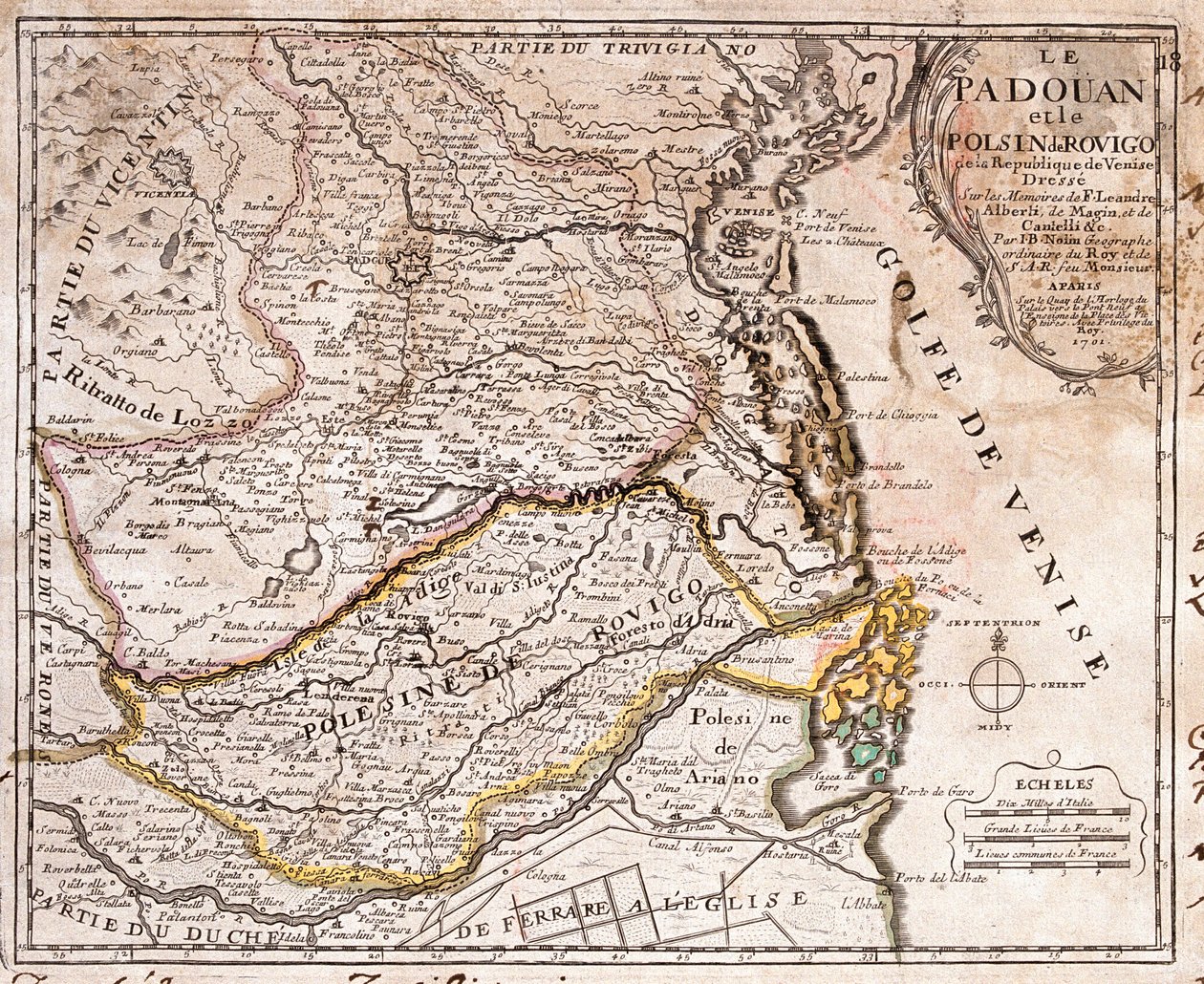 Sydöstra Veneto, nordöstra Emilia-Romagna, Italien av Jean Baptiste Nolin