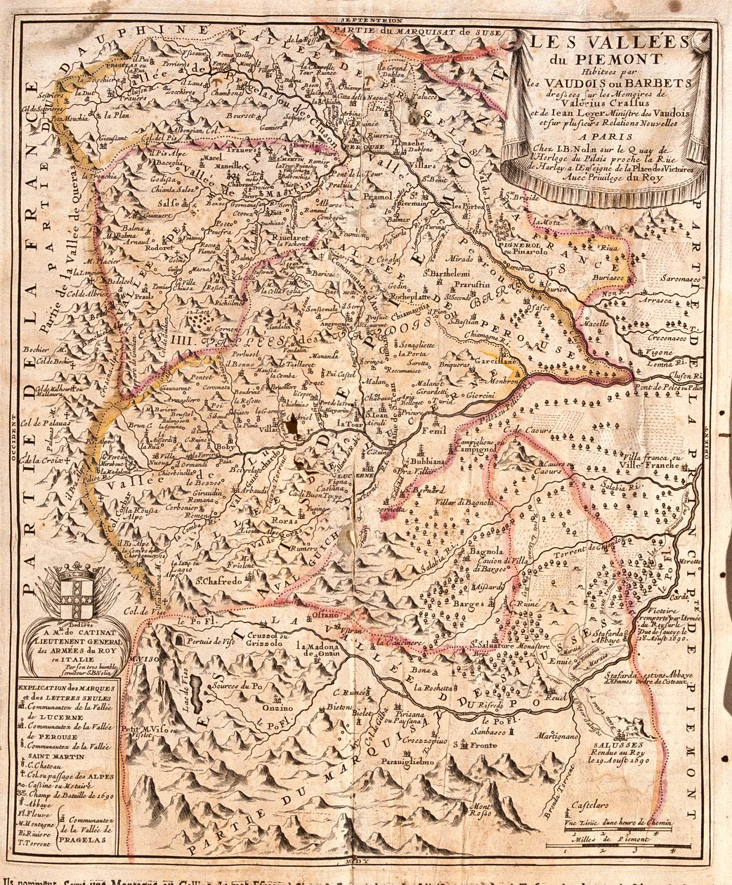 Västra Piemonte, Italien av Jean Baptiste Nolin