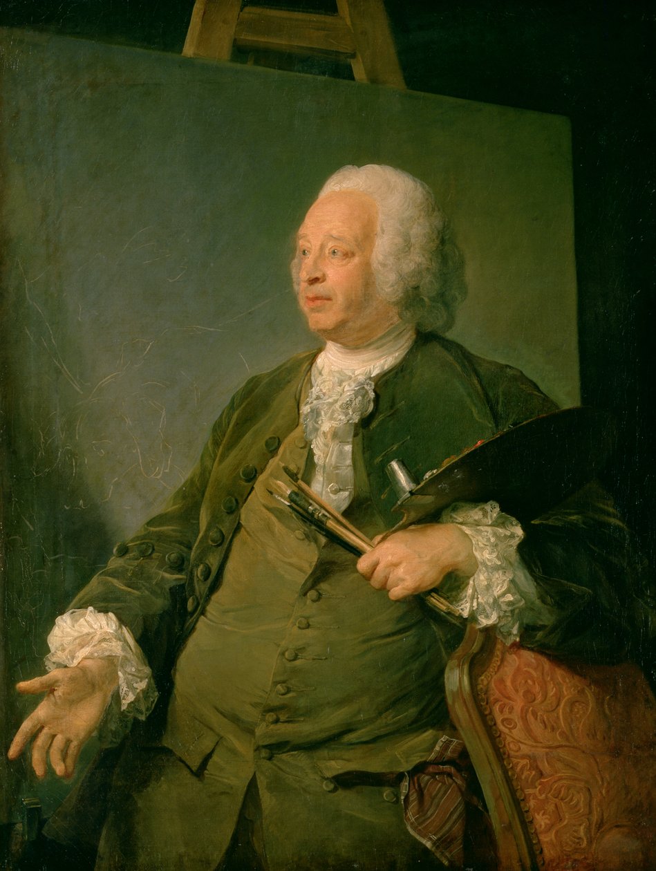 Porträtt av Jean-Baptiste Oudry, ca 1753 (olja på duk) av Jean Baptiste Perronneau