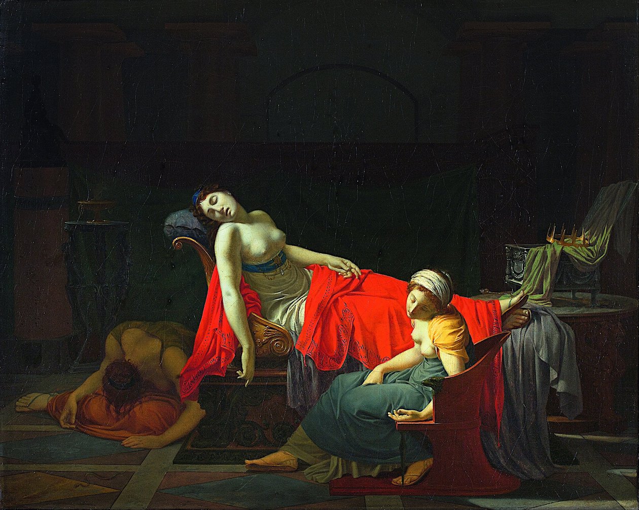 Kleopatras död av Jean-Baptiste Regnault