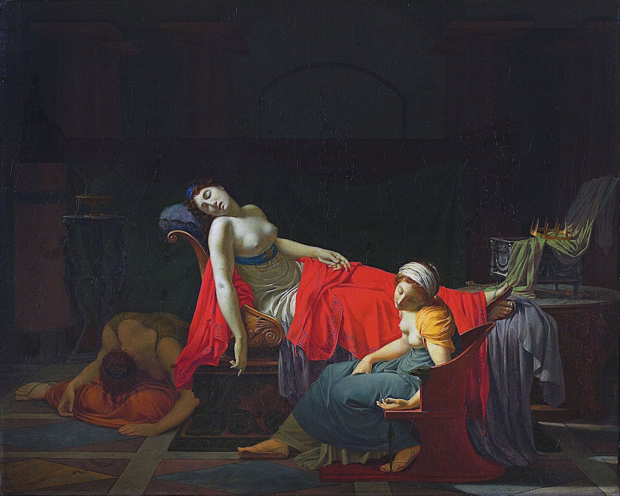 Kleopatras död av Jean-Baptiste Regnault