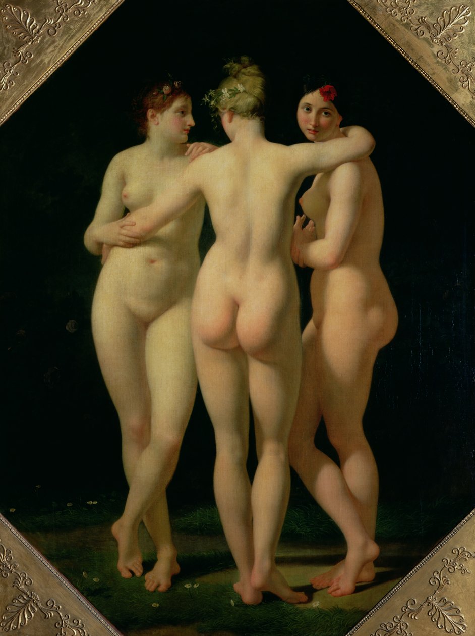 De tre nåderna av Jean Baptiste Regnault