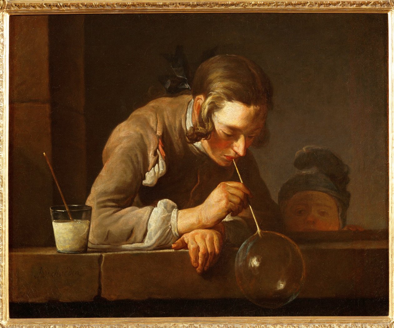 Blåsning av tvålbubblor av Jean Baptiste Simeon Chardin