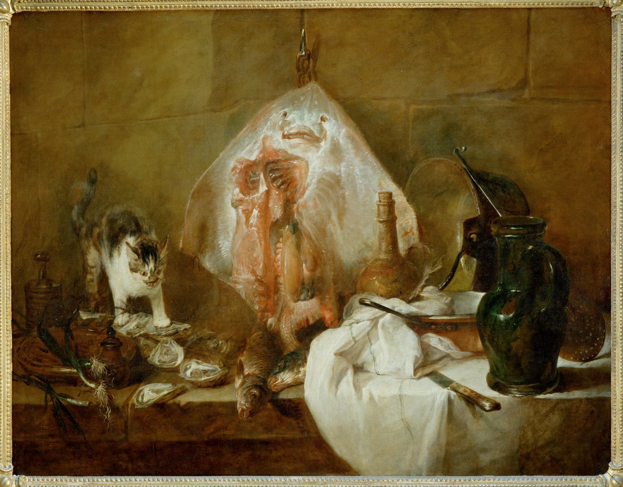Skridskon - La raie ... av Jean Baptiste Simeon Chardin
