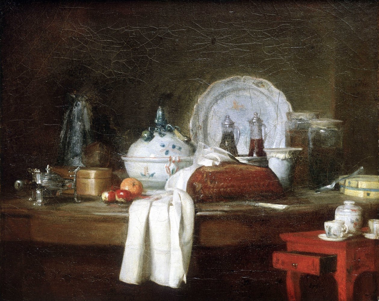 Fortfarande liv av Jean Baptiste Simeon Chardin