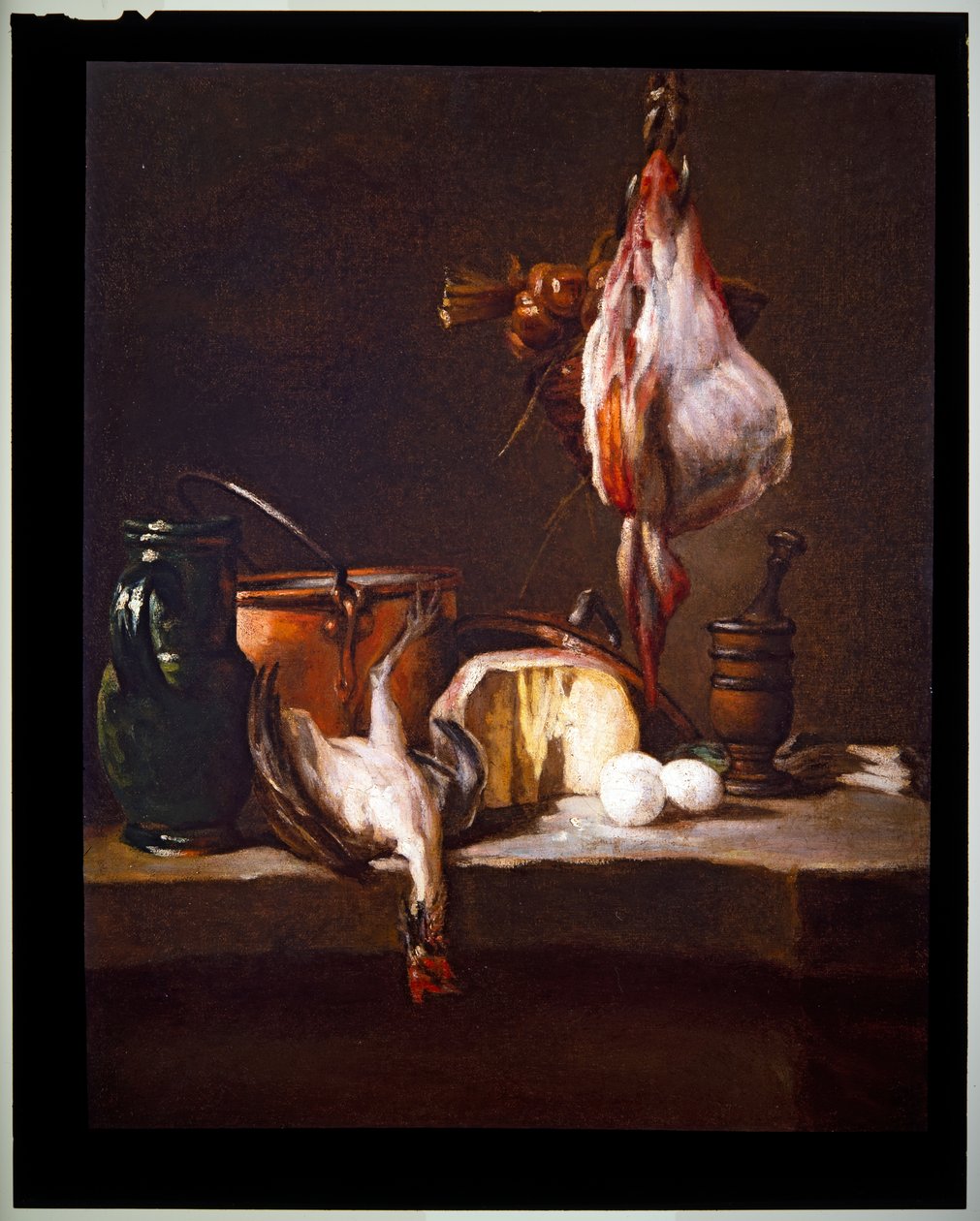 Köksbord med stingrocka av Jean Baptiste Simeon Chardin