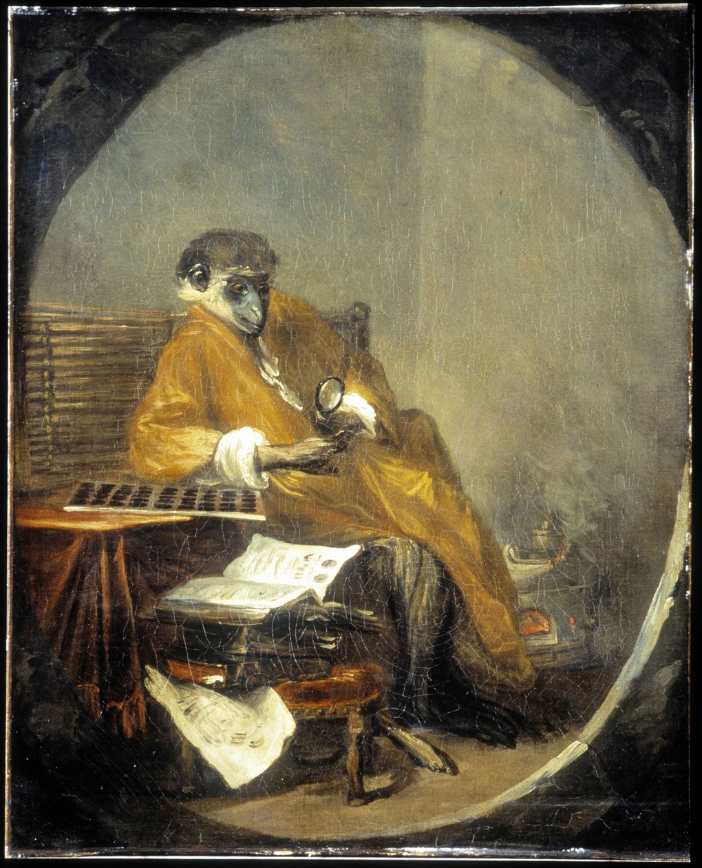 Apan - av J.B. Chardin av Jean Baptiste Simeon Chardin