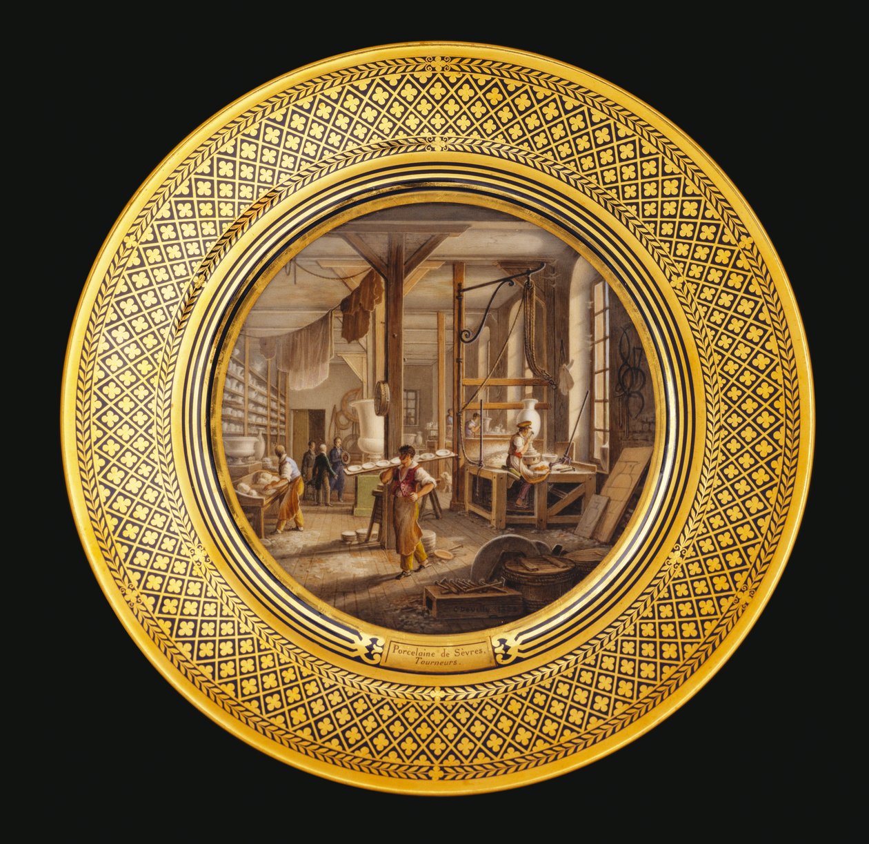 Sevres porslin, ca 1820-1835 (porslin) av Jean Charles Develly