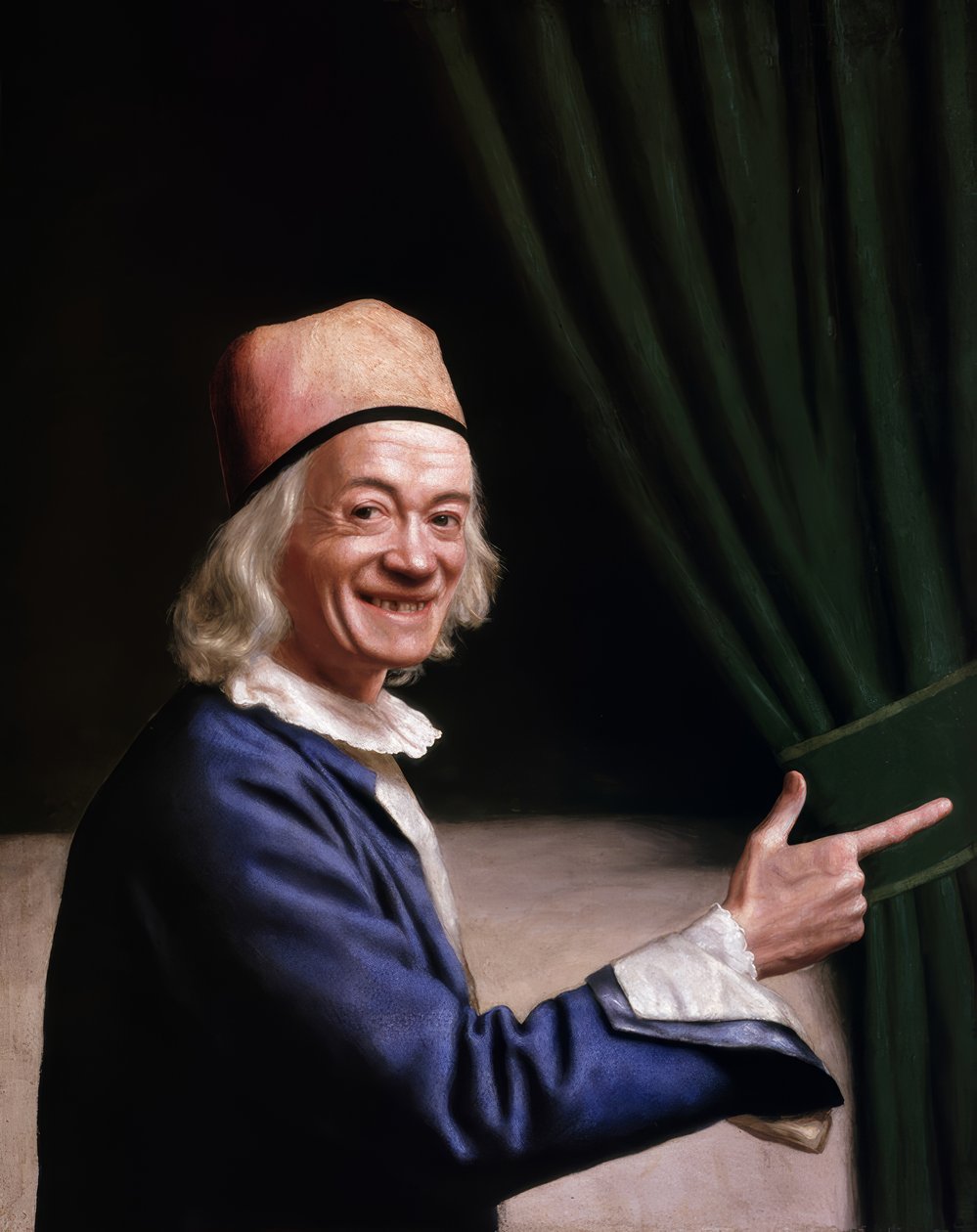 Liotard skrattar av Jean-Etienne Liotard