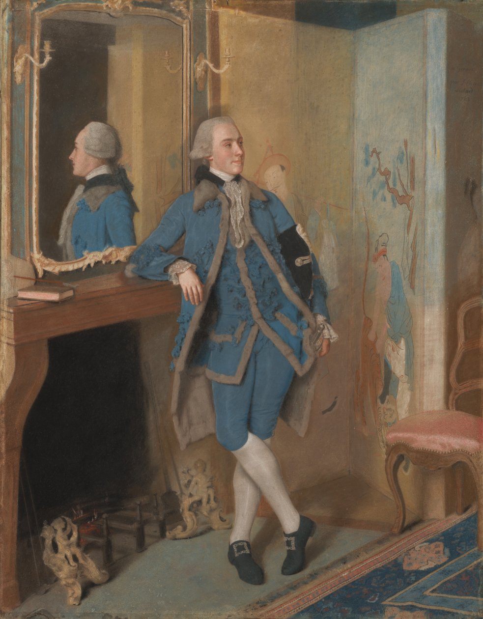 Porträtt av John, Lord Mountstuart, senare 4:e earl och 1:e markis av Bute av Jean-Étienne Liotard