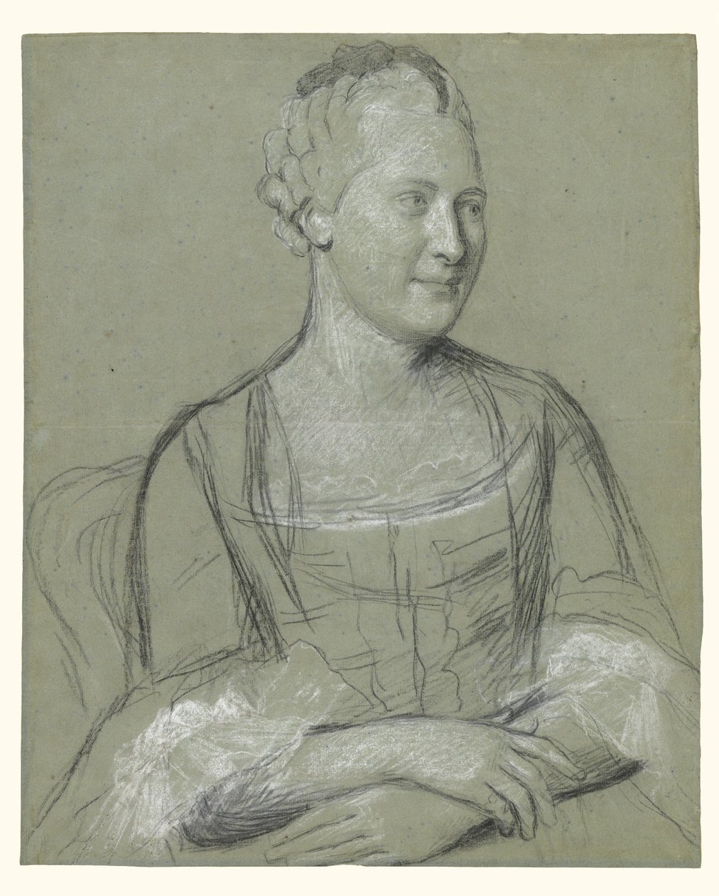 Porträtt av en kvinna av Jean-Étienne Liotard