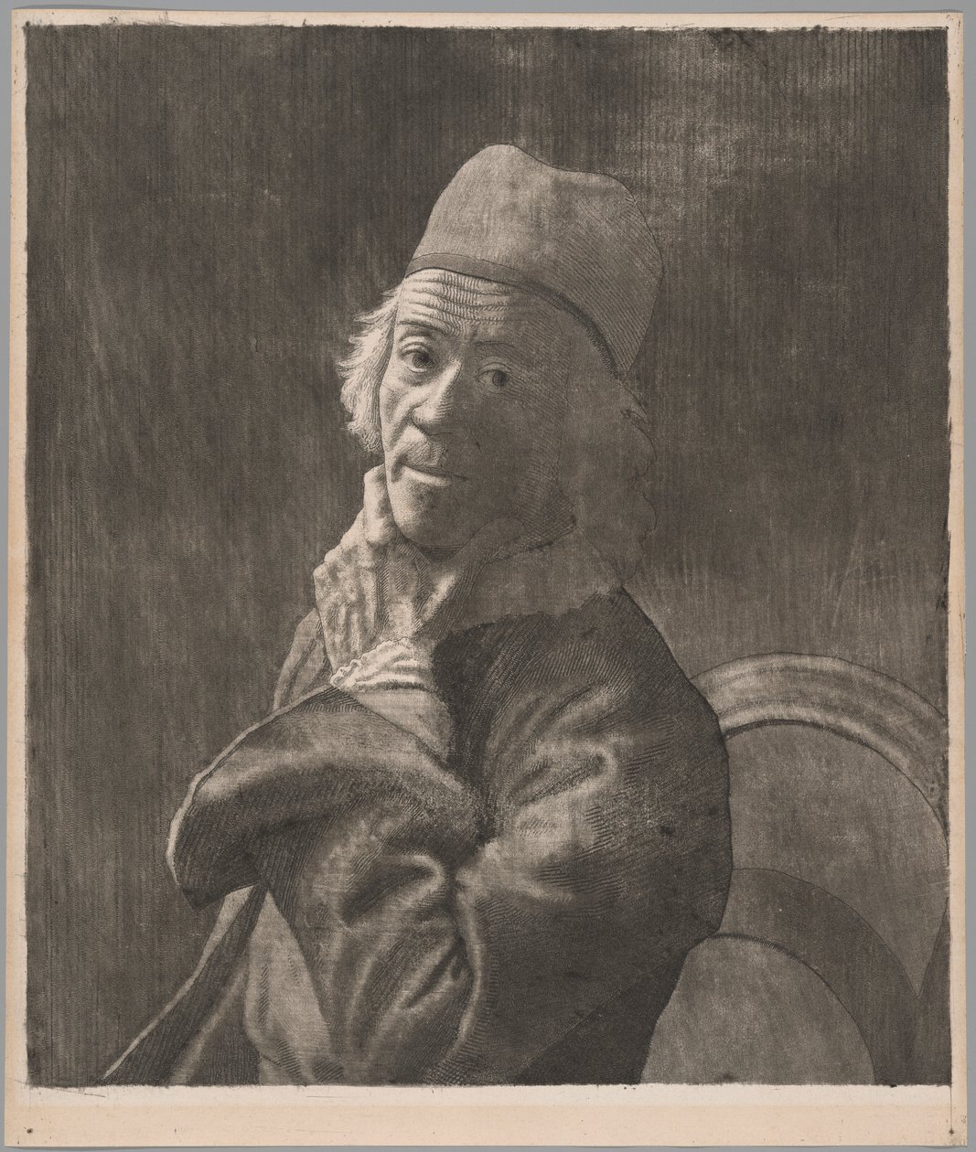 Det stora självporträttet av Jean-Étienne Liotard