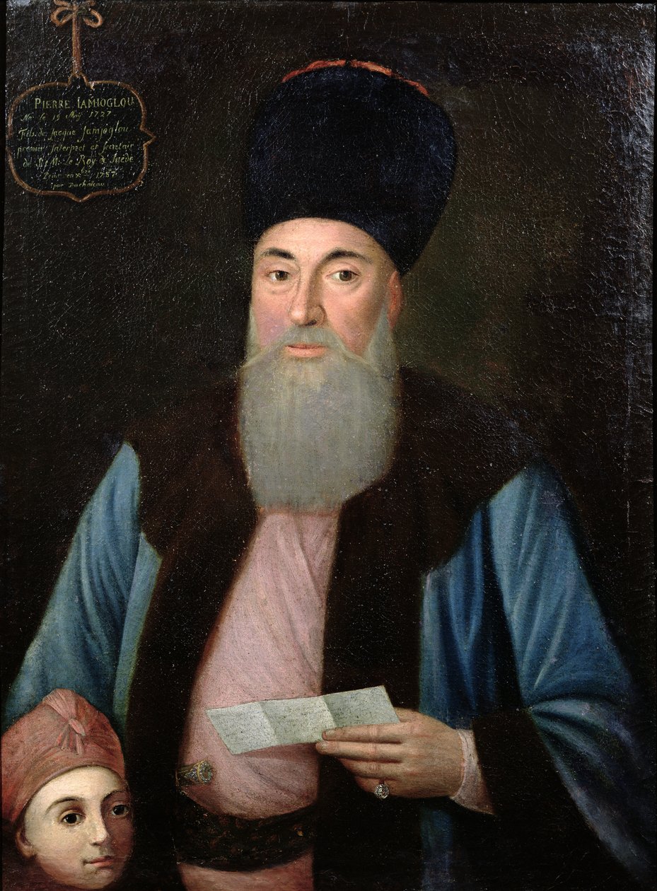 Pierre Camcioglu (f.1727) och hans son, 1787 av Jean Francois Duchateau