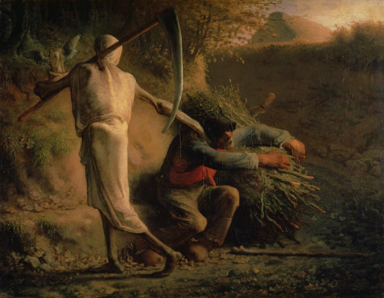 Döden och vedhuggaren av Jean Francois Millet