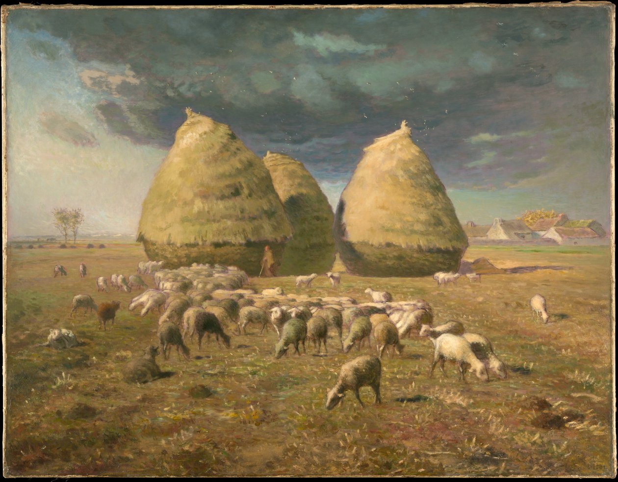 Höstackar: höst av Jean-Francois Millet