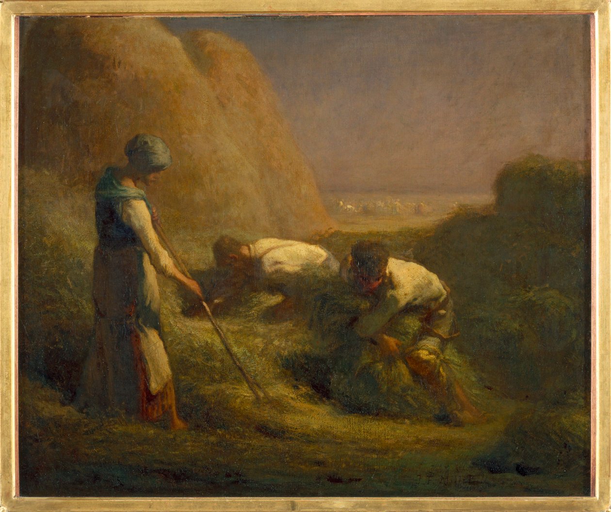 Les botteleurs de foin - Hövändarna. 1850-1851 ... av Jean Francois Millet