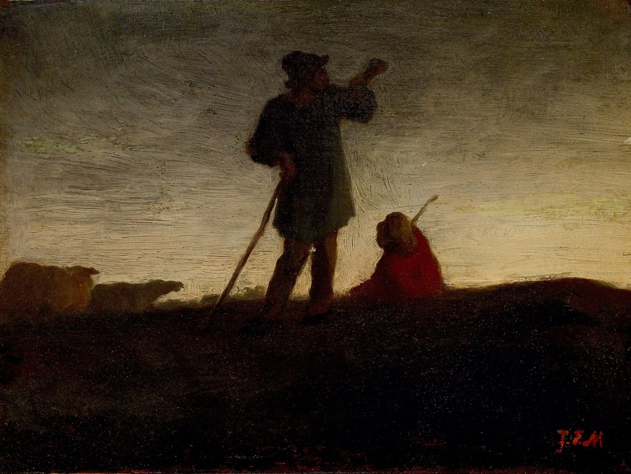 Återkalla flocken av Jean Francois Millet