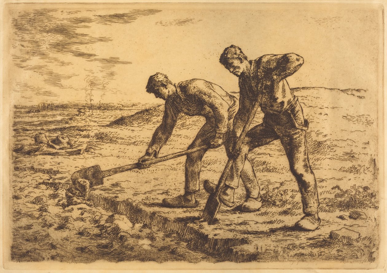 Grävarna av Jean-Francois Millet
