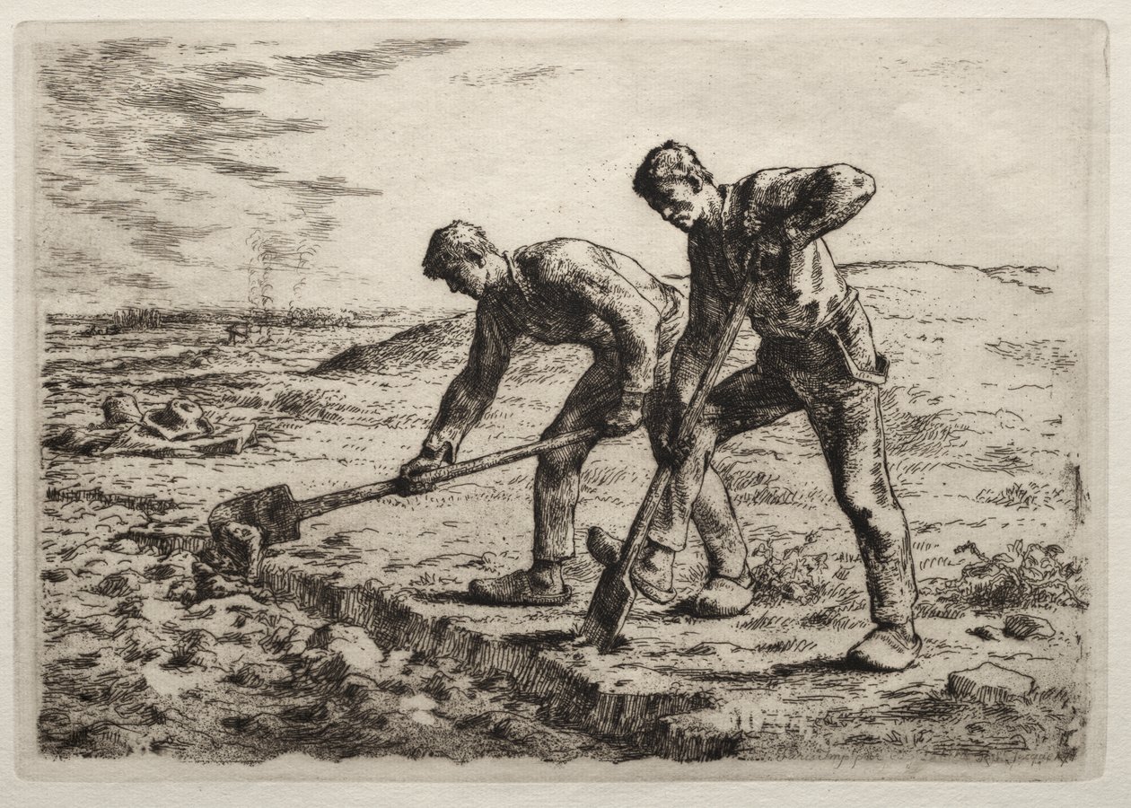 Grävarna av Jean-Francois Millet
