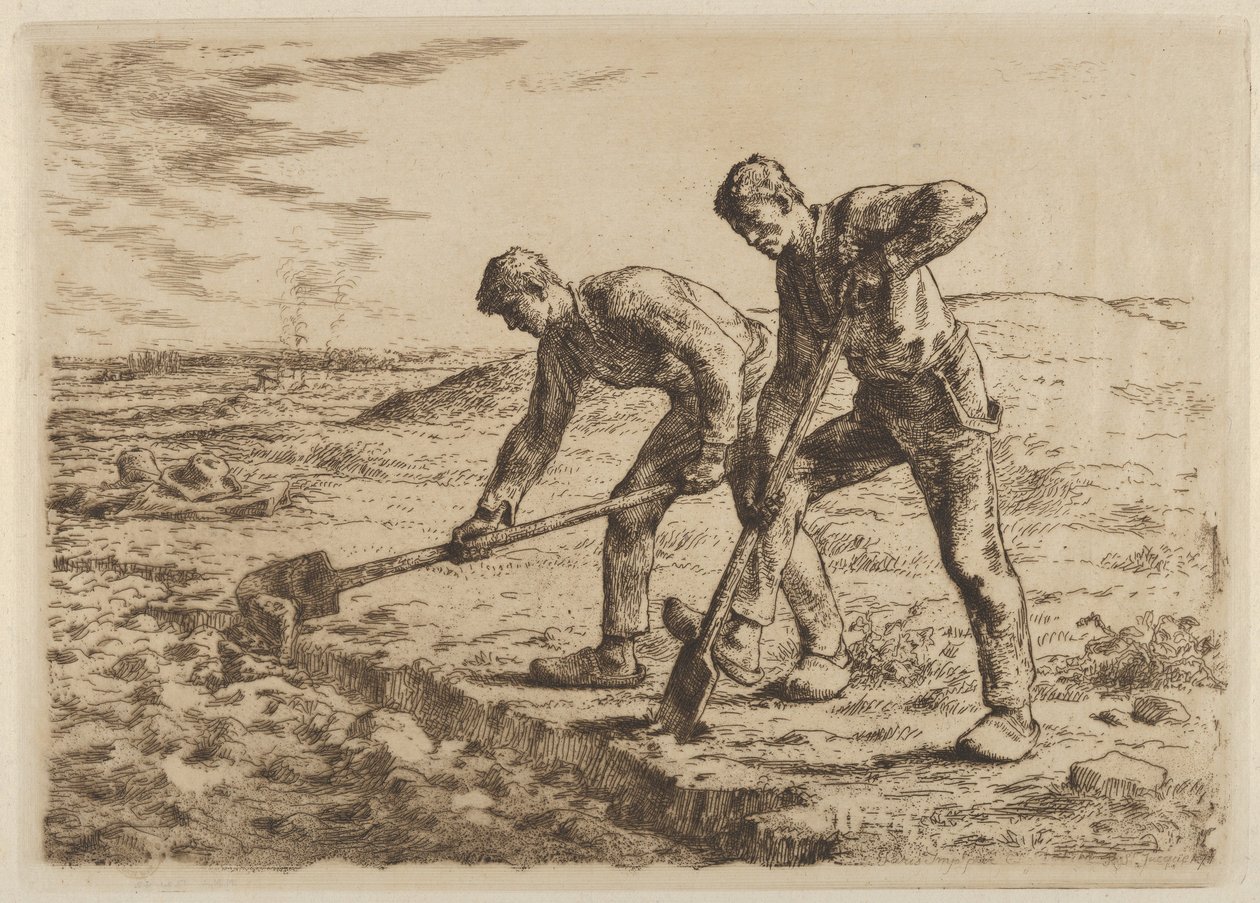Grävarna av Jean-Francois Millet