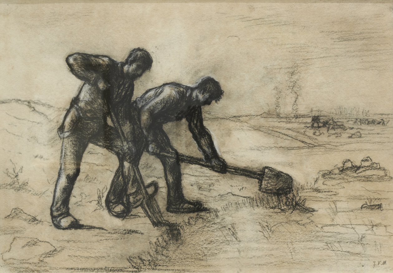 Die Gräber av Jean-Francois Millet