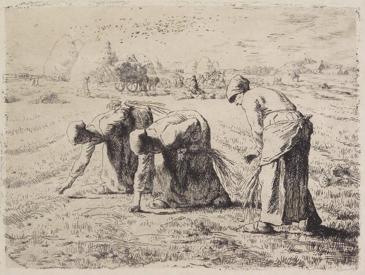Die Ährenleserinnen av Jean-Francois Millet