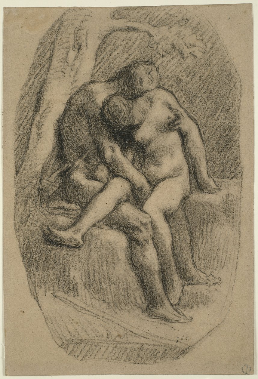 De älskande av Jean-Francois Millet