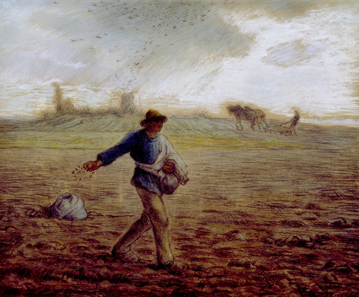 Såaren av Jean-Francois Millet