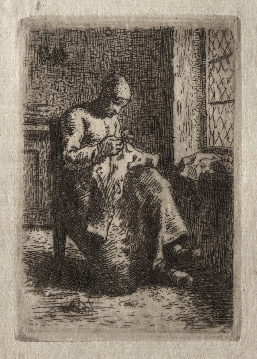 Kvinnasömnad av Jean-Francois Millet