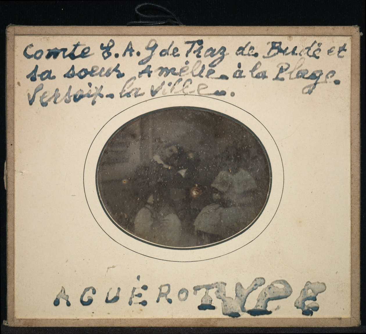 Porträtt av två barn, greve Ernest Andre Gabriel de Traz de Budé och hans syster Amélie av Jean Gabriel Eynard