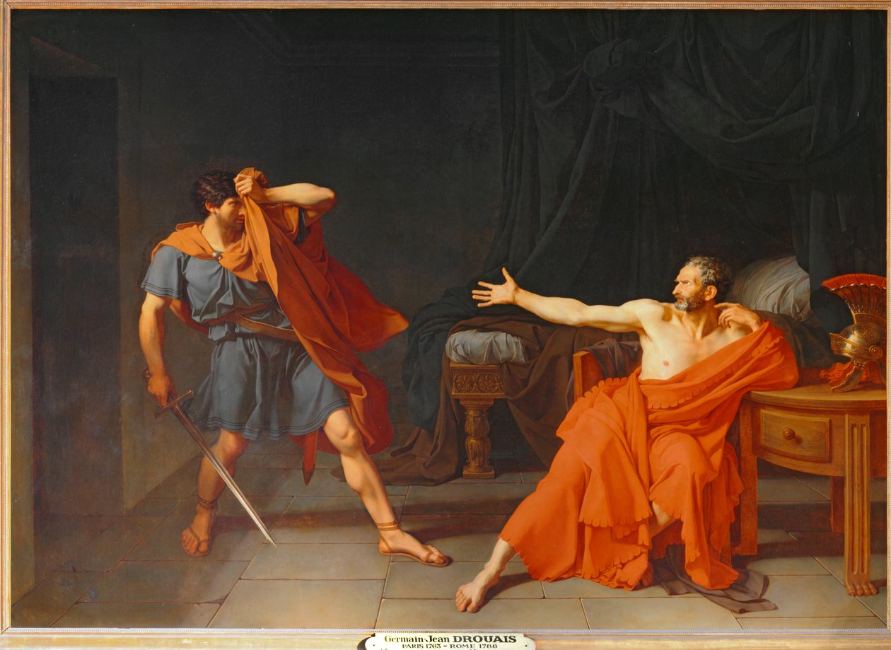 Marius vid Minturnae av Jean-Germain Drouais