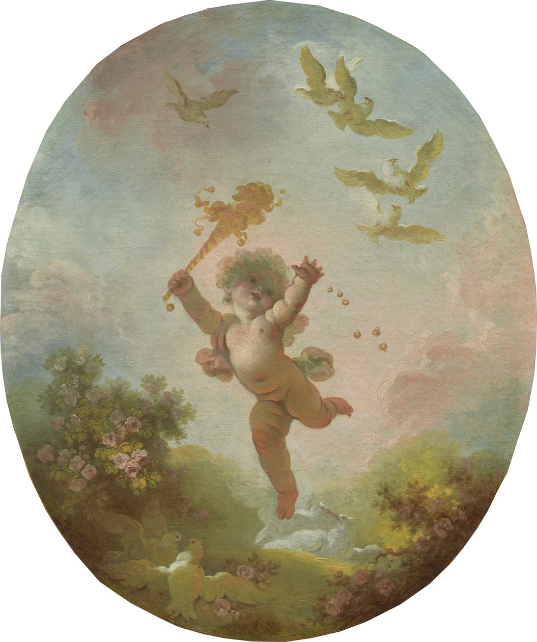 Kärlek som dårskap, c.1773-76 av Jean Honore Fragonard