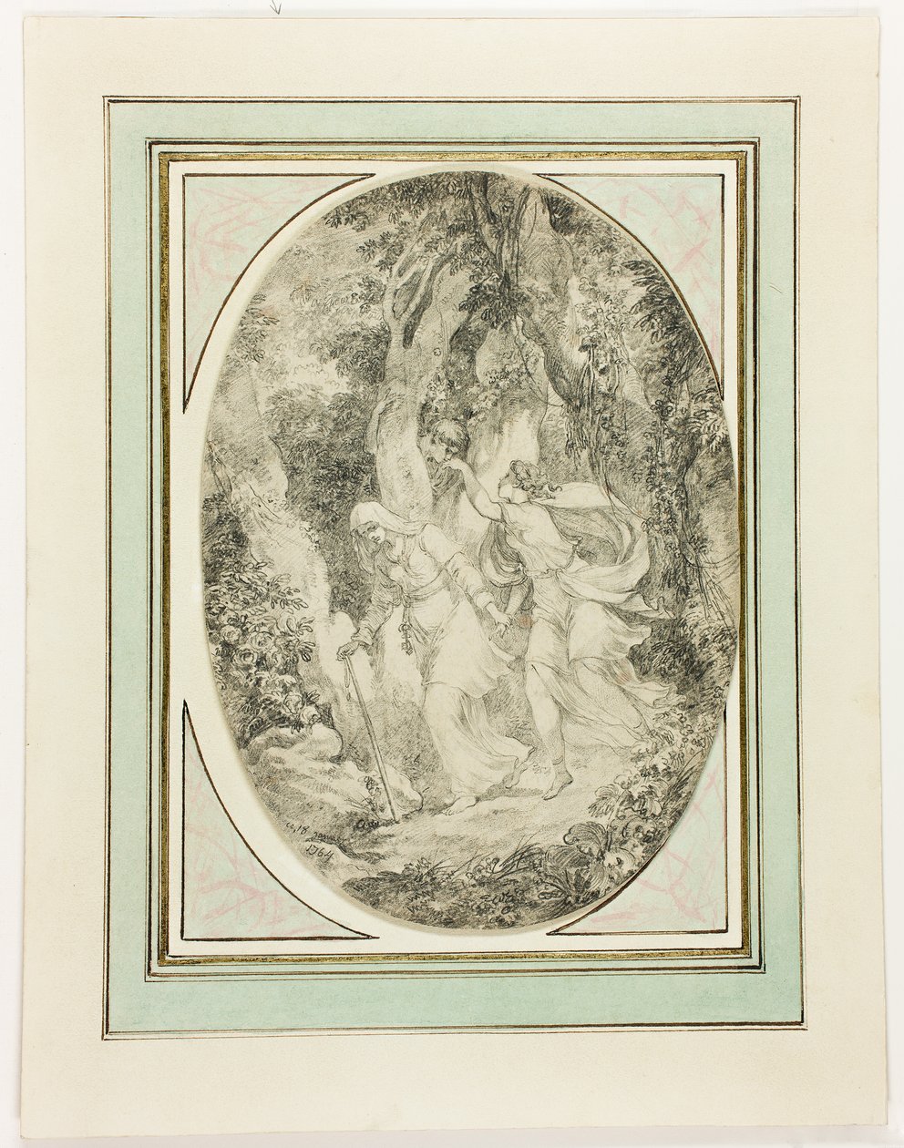 Allegori-genialisk kärlek av Jean-Honore Fragonard