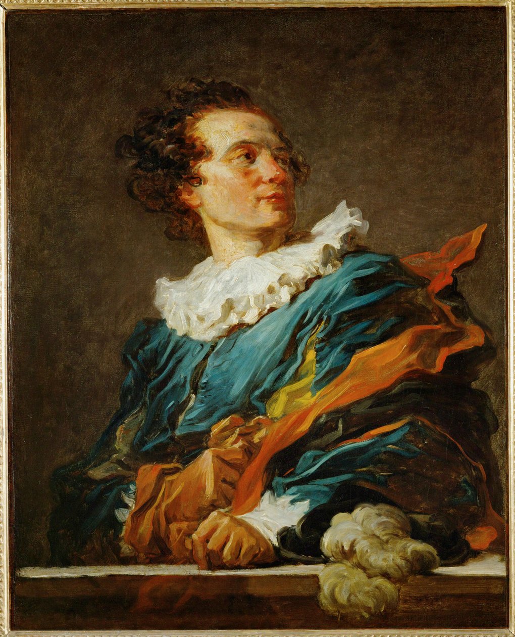 Fantasifigur, porträtt av Abbe de Saint-Non ... av Jean-Honore Fragonard