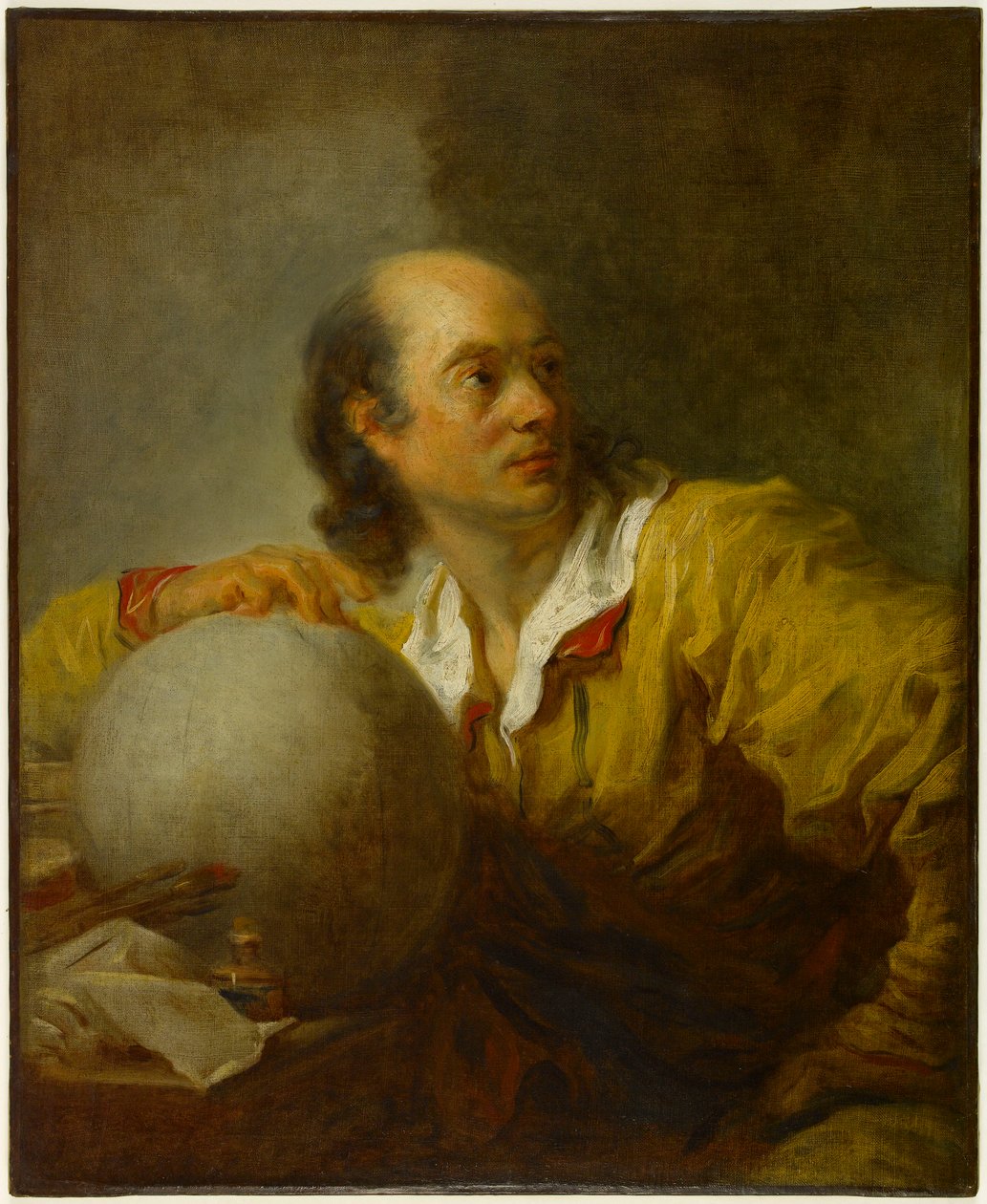 Jérôme de La Lande (1732-1807) av Jean-Honore Fragonard