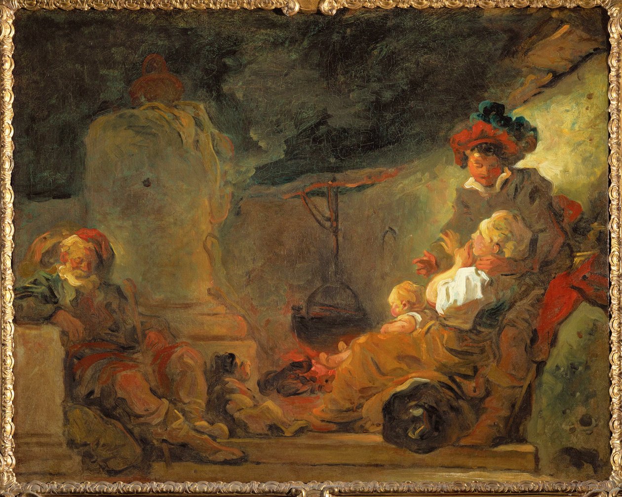 Tiggarens dröm... av Jean Honore Fragonard