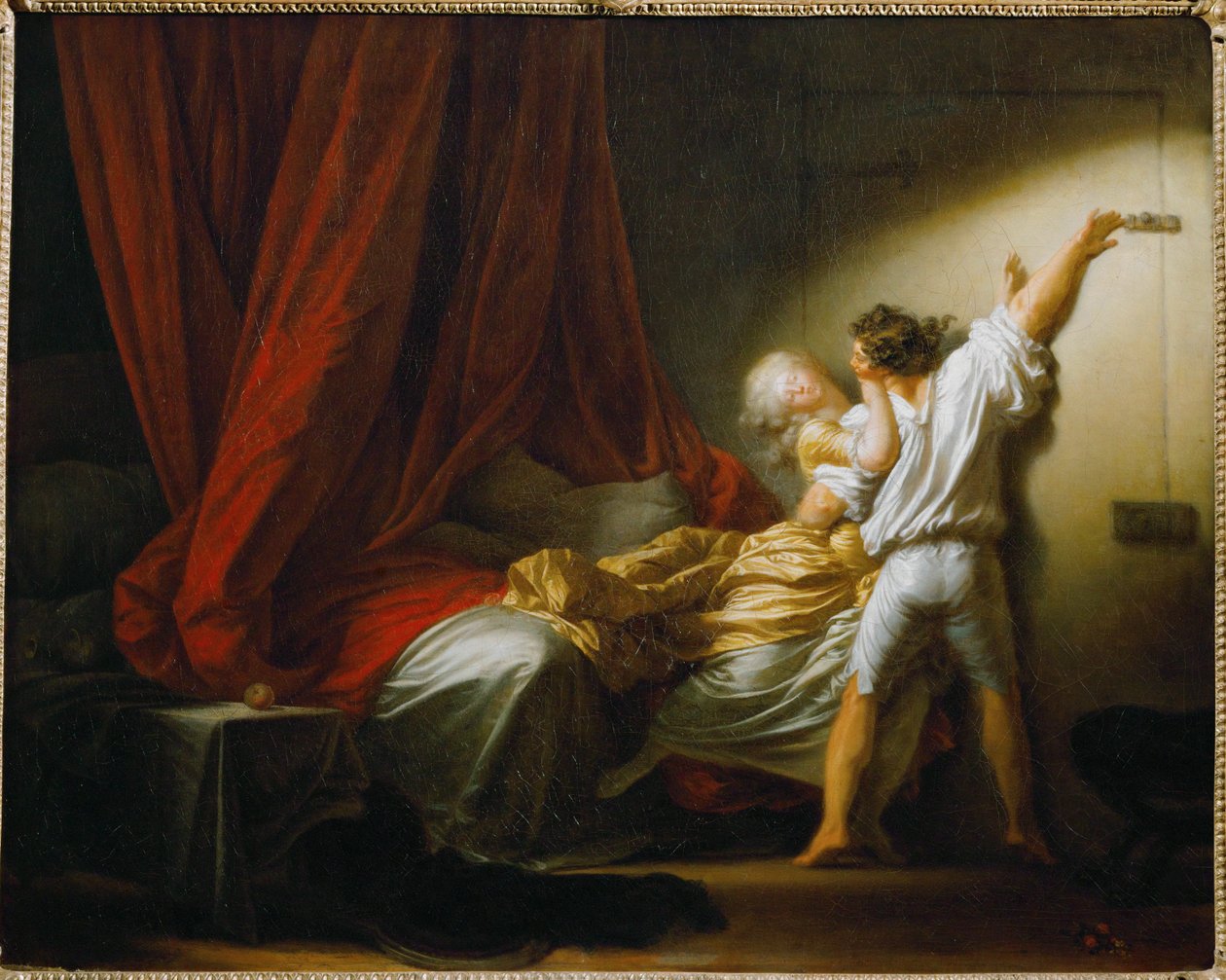 Le verrou - Bult ca 1777 ... av Jean Honore Fragonard