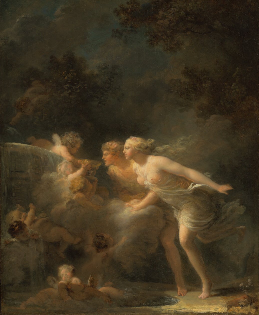 Kärlekens fontän av Jean-Honore Fragonard