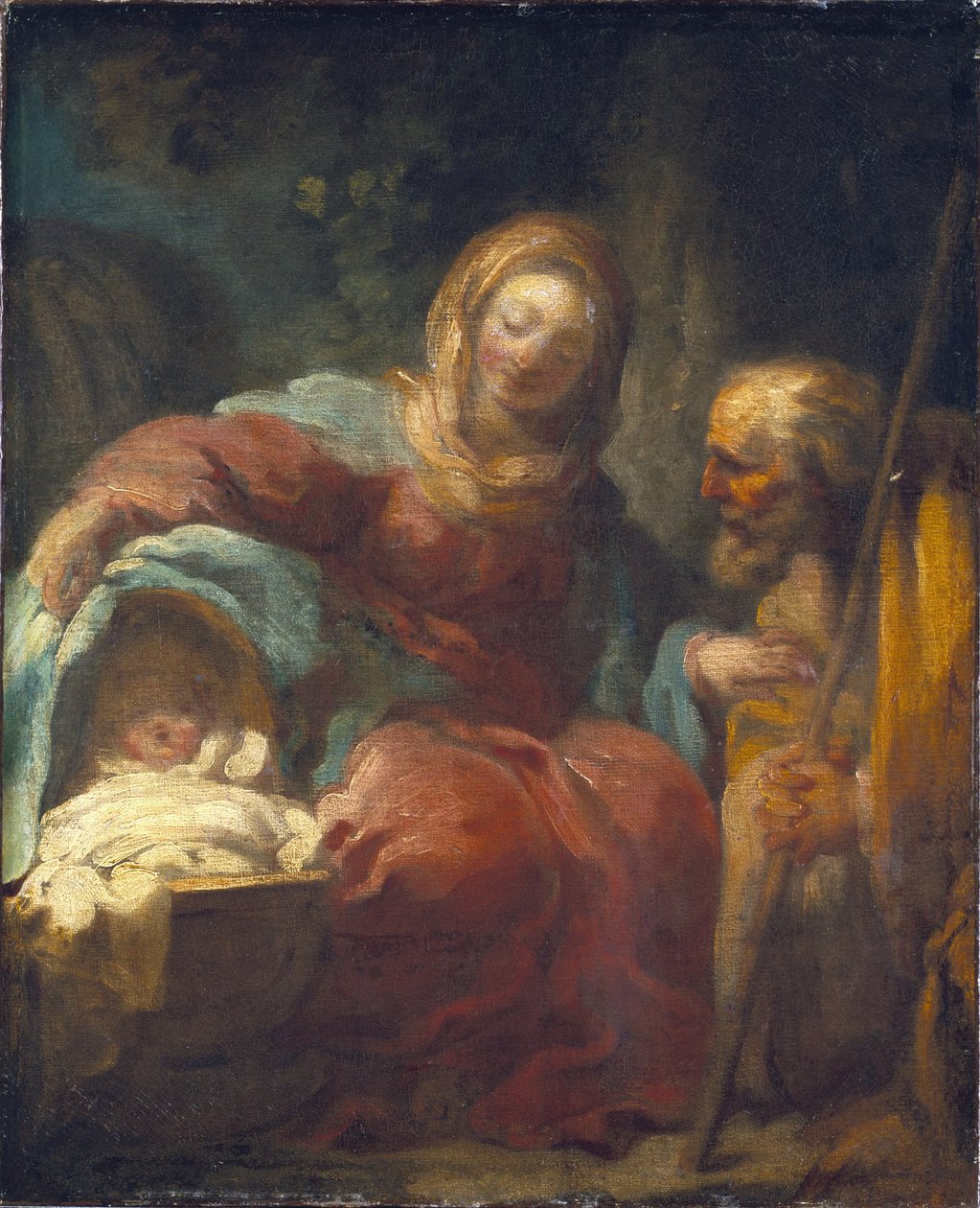 Die Rast auf der Flucht nach Ägypten av Jean-Honore Fragonard