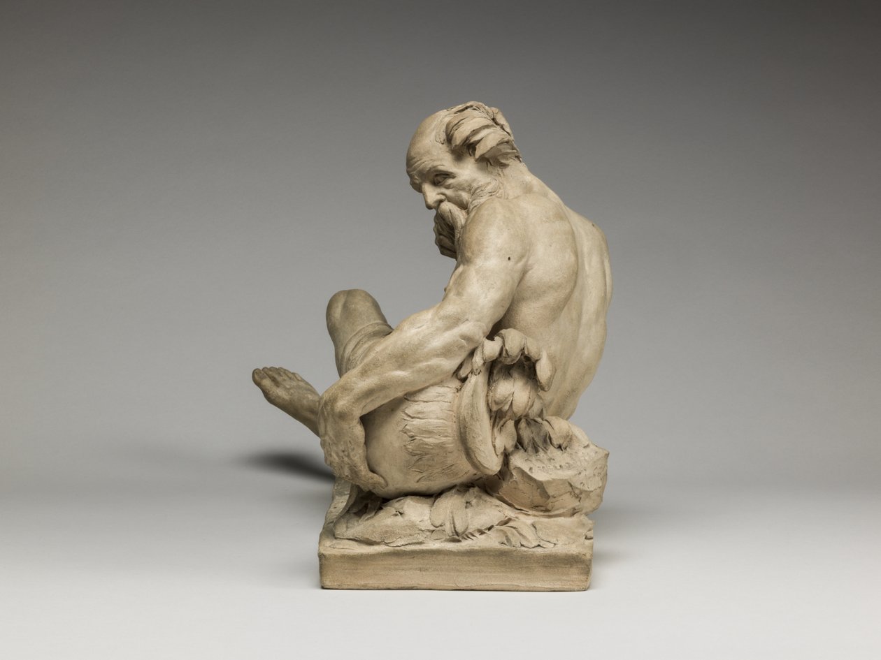 Flodguden, 1755 (terrakotta) av Jean Jacques Caffieri