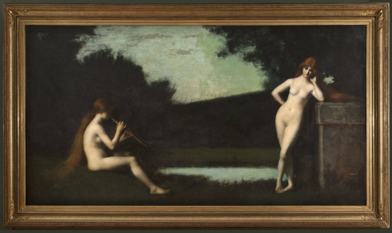 Eglogue, ca 1879 (olja på duk) av Jean Jacques Henner
