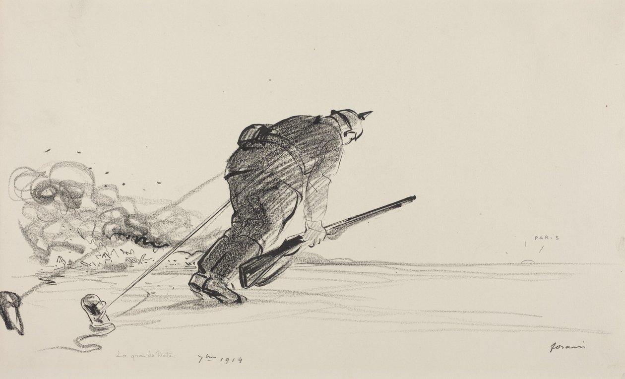 7me 1914, ca 1914-1919 (tuschteckning) av Jean-Louis & Caran D