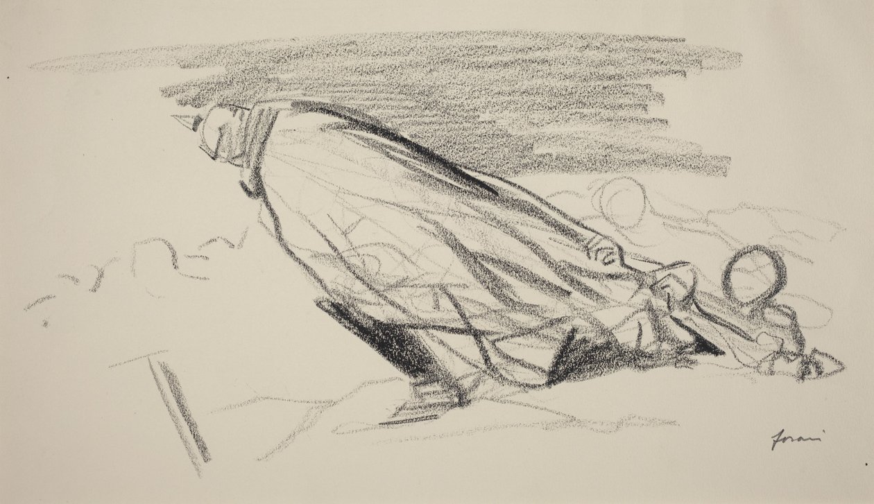 De från den första timmen. Sire! Hur går det med det friska och glada kriget? ..., cirka 1914-1919 av Jean-Louis & Caran D