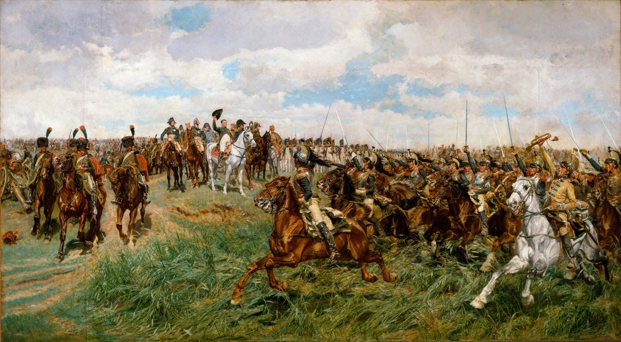 1807, Friedland (olja på duk) av Jean Louis Ernest Meissonier