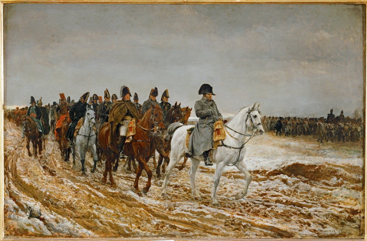 Campagne de France (målning på trä) av Jean-Louis Ernest Meissonier