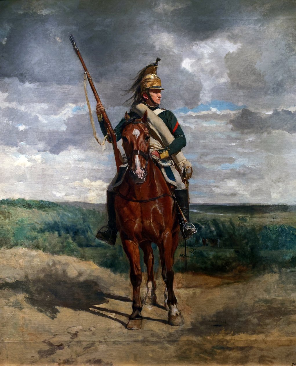Drake med på landsbygden, ca 1876 (olja på duk) av Jean Louis Ernest Meissonier