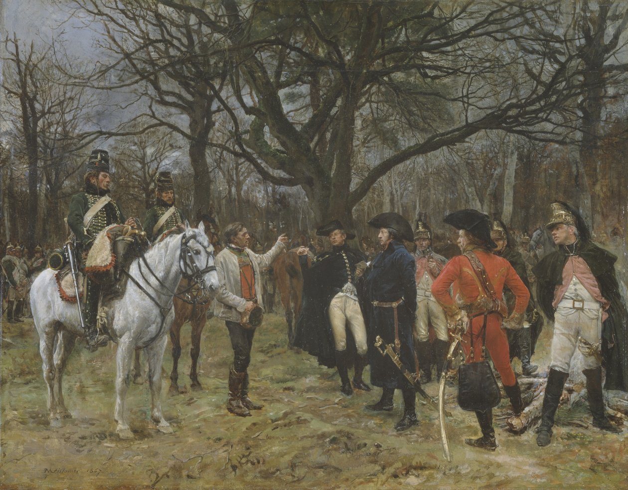 Information - General Desaix och bonden av Jean Louis Ernest Meissonier